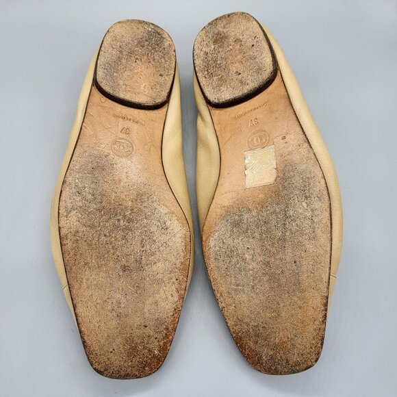 CHANEL Square Toe Ballet Flats - Picture 7 of 16
